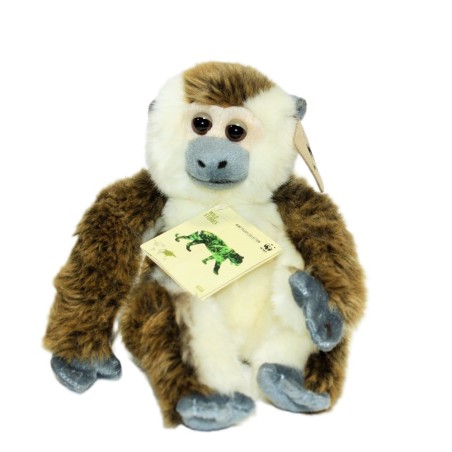 Peluche WWF Bébé singe Marron 23 cm
