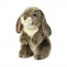Peluche Lapin debout Marron 18 cm - Anna Club Plush
