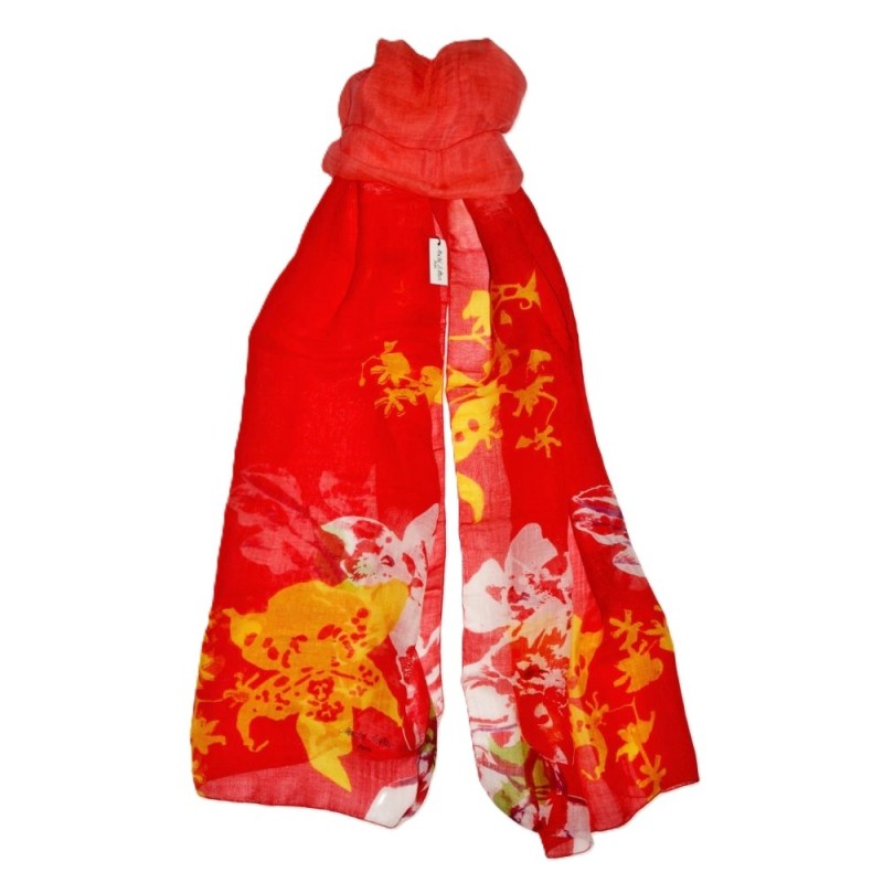 Foulard Rouge Milkoo by Michel LEBRUN