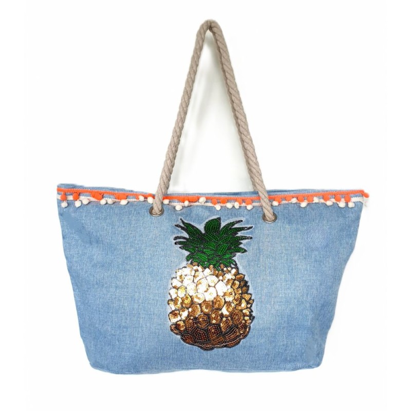 Sac de plage Ananas "Mademoiselle Citron"