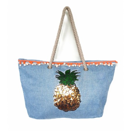 Sac de plage Ananas "Mademoiselle Citron"