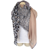 Foulard Léopard gris By Saida