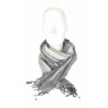 Foulard Hannah  gris/blanc - Dana Esteline