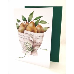 Carte « Bouquet de Poires » Christine Thouzeau