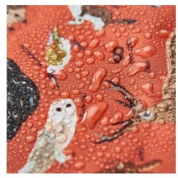Sac cabas pliable rouge Animaux de la foret – Eco Chic