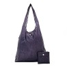Sac cabas pliable noir "Cubes" – Eco Chic
