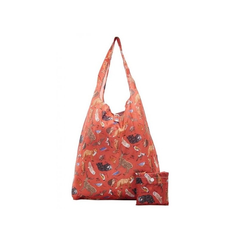 Sac cabas pliable rouge "Vaches Highlands " – Eco Chic