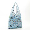 Sac cabas pliable Bleu "Oiseaux" – Eco Chic