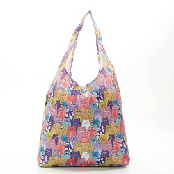 Sac cabas pliable "Chats" – Eco Chic