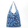 Sac cabas pliable Bleu "Pingouins" – Eco Chic
