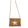 Pochette Camel avec étoile pailletée