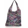 Sac cabas pliable Violet foncé "Libellules" – Eco Chic