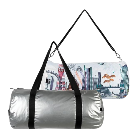 Sac LOQI Week-end Argent & Londres -Kristjana S Williams