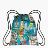 Sac à dos/ Cabas réversible LOQI "Couronne et Crâne" - Jean-Michel Basquiat