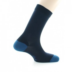 CHAUSSETTES HOMME SOIE BLEU - BERTHE AUX GRANDS PIEDS BABOS.6