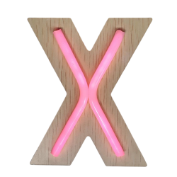 X- LETTRE NÉON