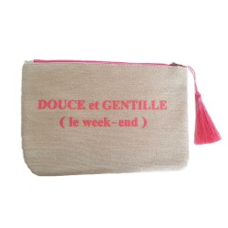Pochette plate message...