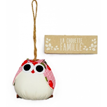 La chouette famille - Solo - Rose avec Cerises
