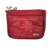 Trousse de toilette Bordeaux "Toilet Bag"- Coaban
