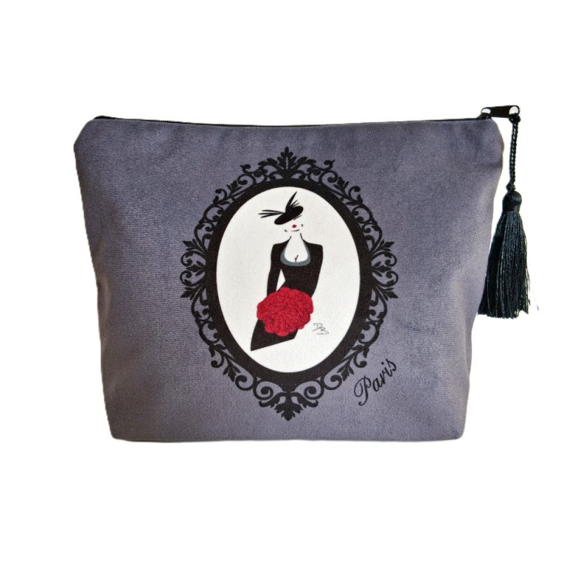 Pochette  moyenne Grise "La vie en Do"
