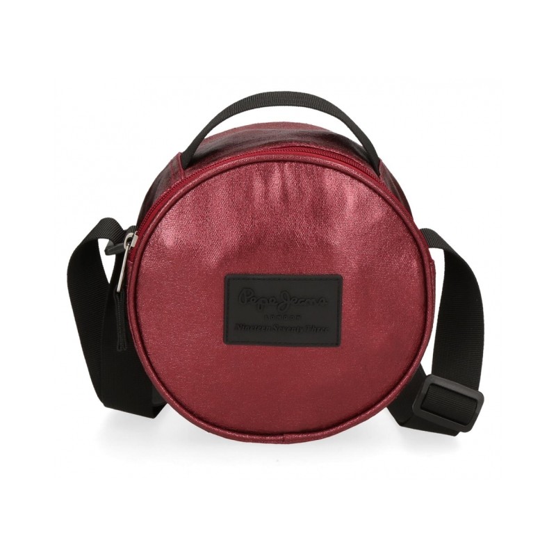 Sac bandoulière rond April rouge – Pepe Jeans