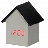 CASAROVER Réveil en bois avec LED rouges