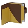 Porte-cartes vertical Arrow bicolor marron/ocre - Pepe Jeans