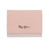Porte-cartes MINA en cuir Rose - Pepe Jeans