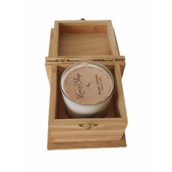 Boîte cadeau en bois pour bougie – Les Lumieres du Temps