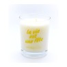 Bougie Parfumée Lucky Team « La vie est une Fête  »