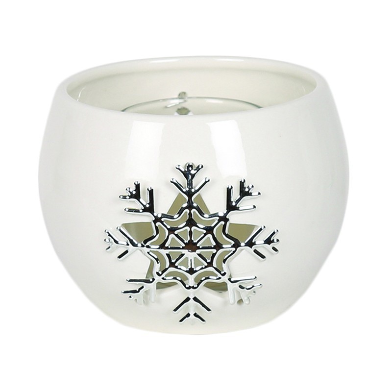 Photophore Globe Flocon de Neige - Goose Creek