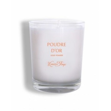 Bougie votive Poudre d’or - Les lumières du temps