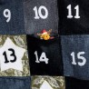 Calendrier de l’Avent en tissu -  Forme sapin