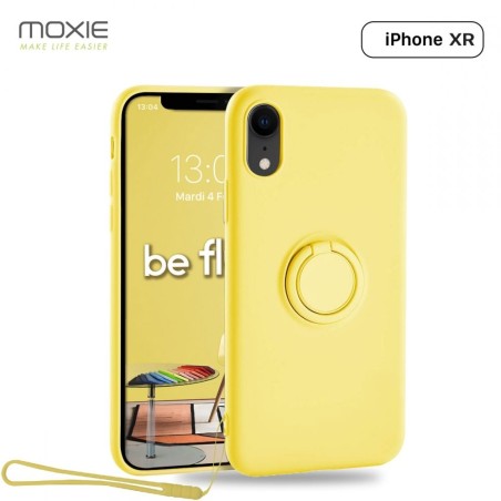 Coque iPhone XR BeFluo Jaune - Moxie
