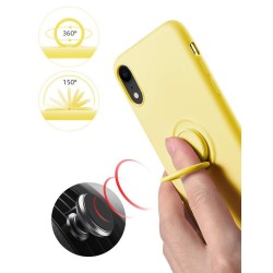 Coque iPhone XR BeFluo Jaune - Moxie