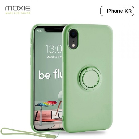 Coque iPhone XR BeFluo Verte - Moxie