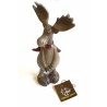 Figurine Renne de Noël timide avec écharpe - Dekoratief