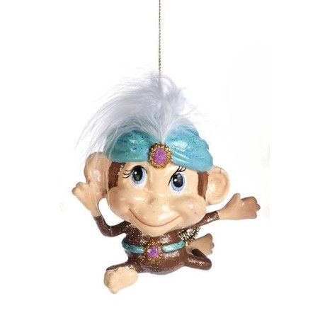 Décoration de Noël Goodwill - Singe oriental- bleu
