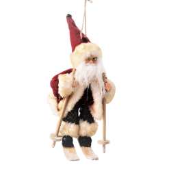 Père Noël en ski -...