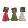 Cloches marque-place en métal – Décoration de table de Noël