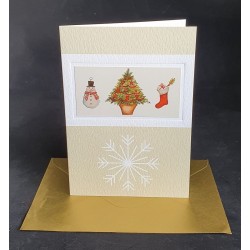 Carte de Noël double "Sapin" - Picture Palace