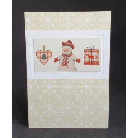 Carte de Noël double "Bonhomme de neige" - Picture Palace