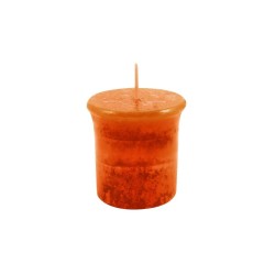 Bougie votive marbrée Pumpkin Harvest - Pajoma