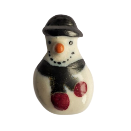 Miniature en céramique – Bonhomme de neige