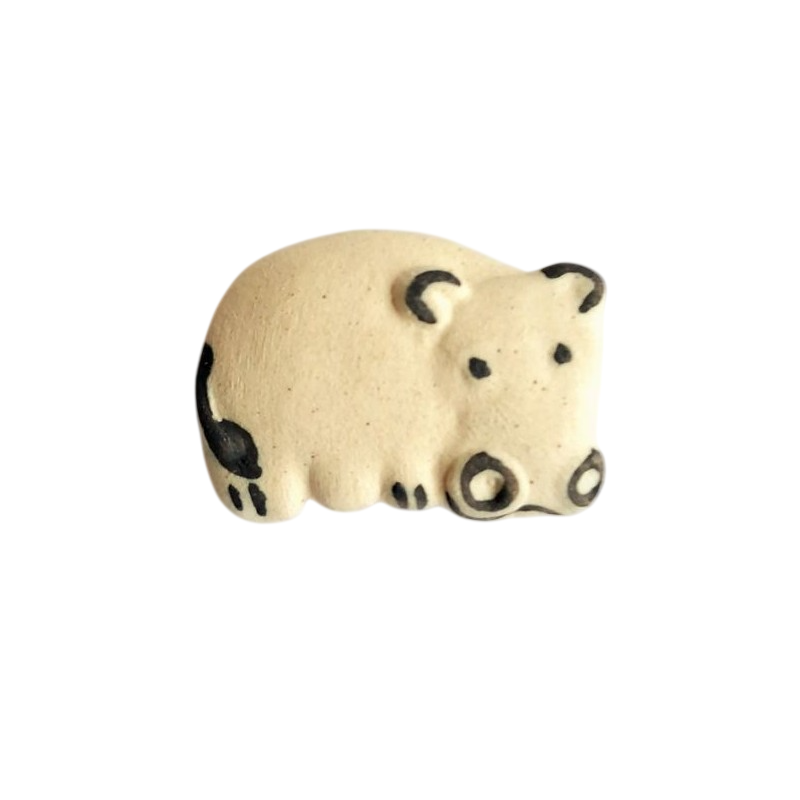 Miniature en céramique – Hippopotame