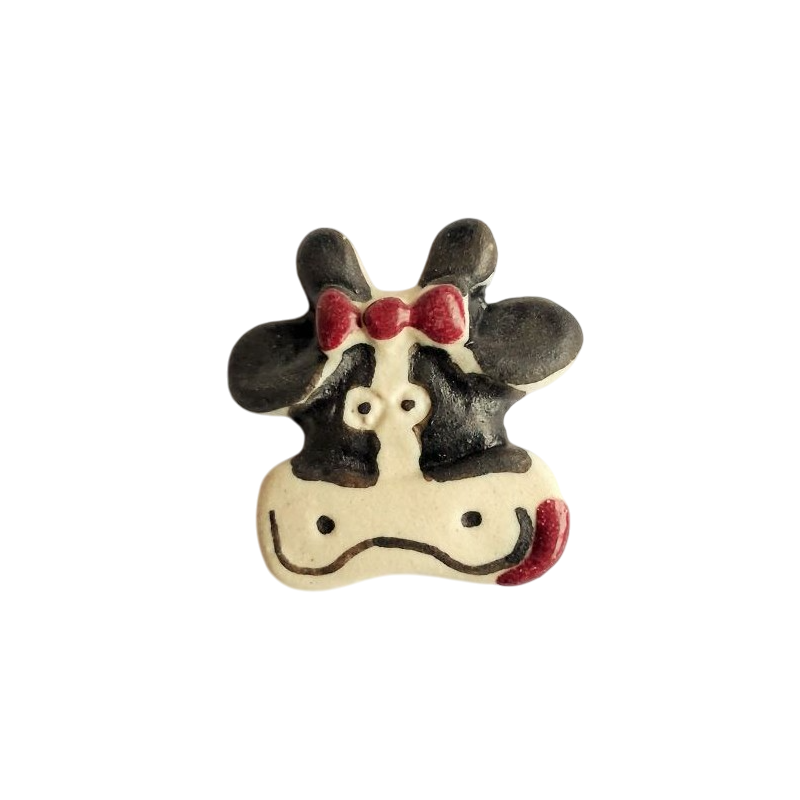 Miniature en céramique – Tête de vache