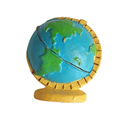 Bouton JHB "Mappemonde"