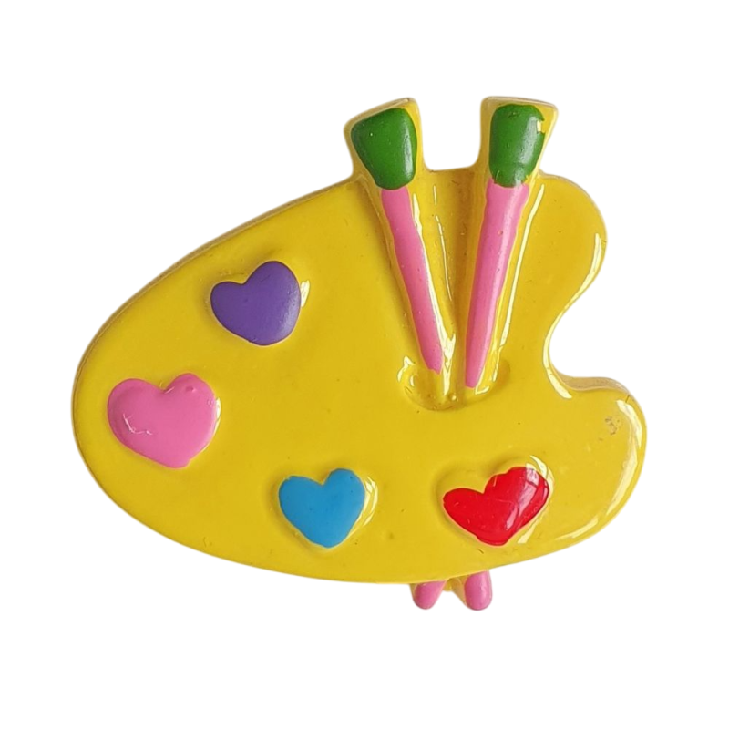 Bouton JHB - "Palette de peinture"