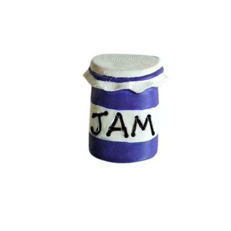 Bouton JHB - "Pot de confiture mauve"