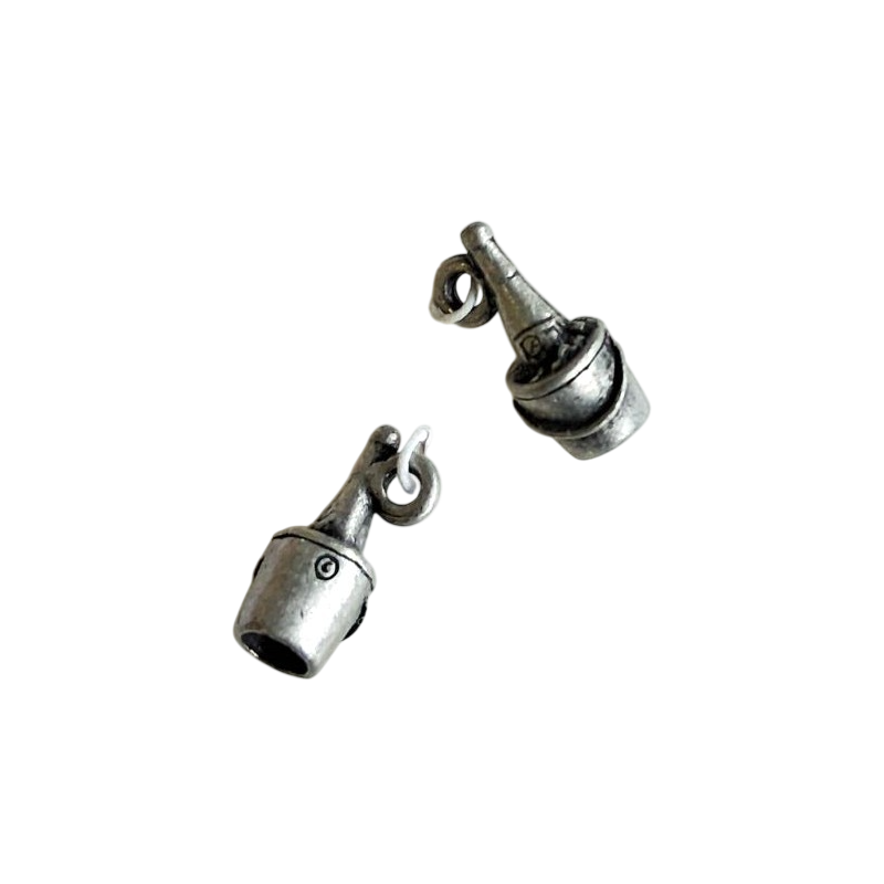 Bouton JHB - "Bouteille de champagne avec seau à glace"